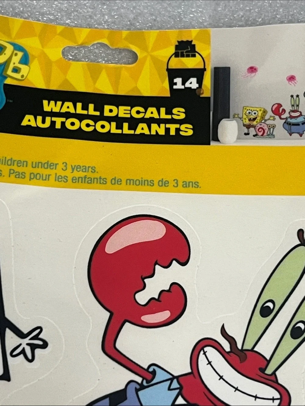 SpongeBob SquarePants Wall Decals Autocollans Stickers